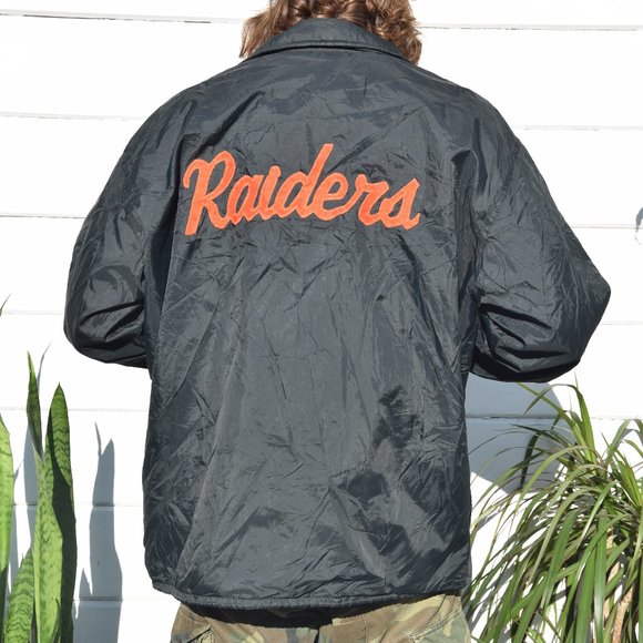 Vintage 1990's Raiders Windbreaker - Picture 1 of 5
